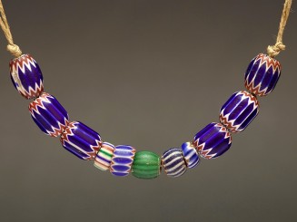 Venetian chevron trade beads