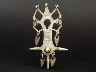 Vintage Tuareg cross silver...