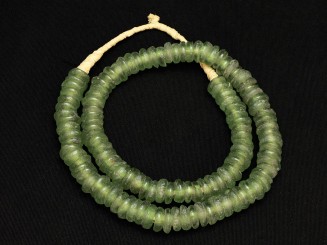 African glass discs necklace.
