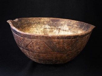 Old Tuareg wooden bowl