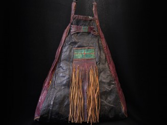 Old tuareg leather bag