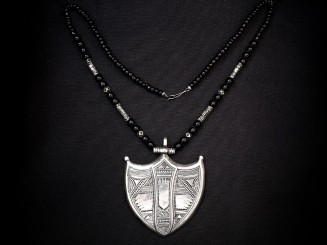 Tuareg silver necklace