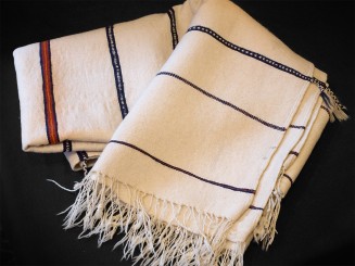 Berber wool striped handira...