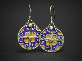 Pendientes bereber plata...