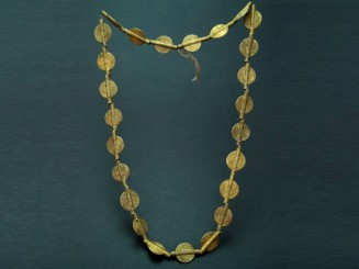 Malian bronze beads necklace