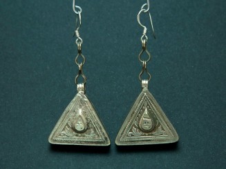 Afghan triangular silver...