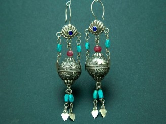Afghan silver and beads...