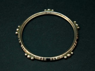 Moroccan silver bangle